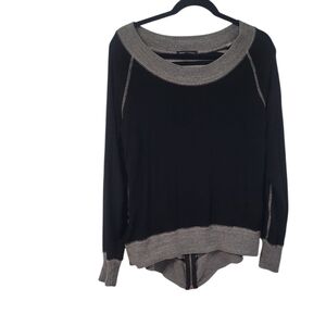 Size Large Madison And LolaBlack and Gray Long Sleeve Sweater .